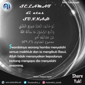Selamat diatas Sunnah
